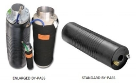 INFLATABLE PNEUMATIC PLUGS WITH BY-PASS - Pneumatic plug